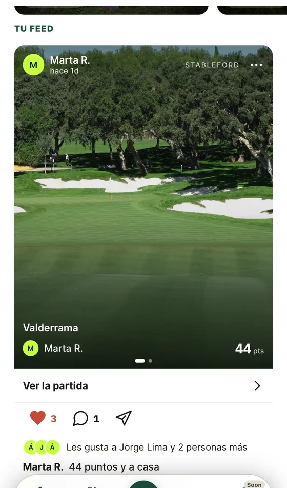Tu feed con el post de Marta: 44 puntos en Estoril